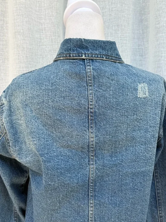 For the Republic denim jacket undone hem - Picture 3 of 9